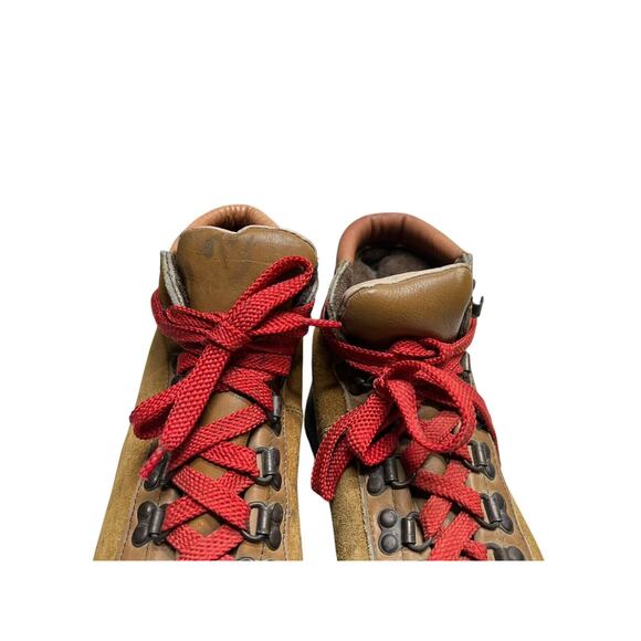 Vintage Lasco Log Master Insulated Brown Suede Leather Hiking Boots US Men's 6.5 - Picture 4 of 12